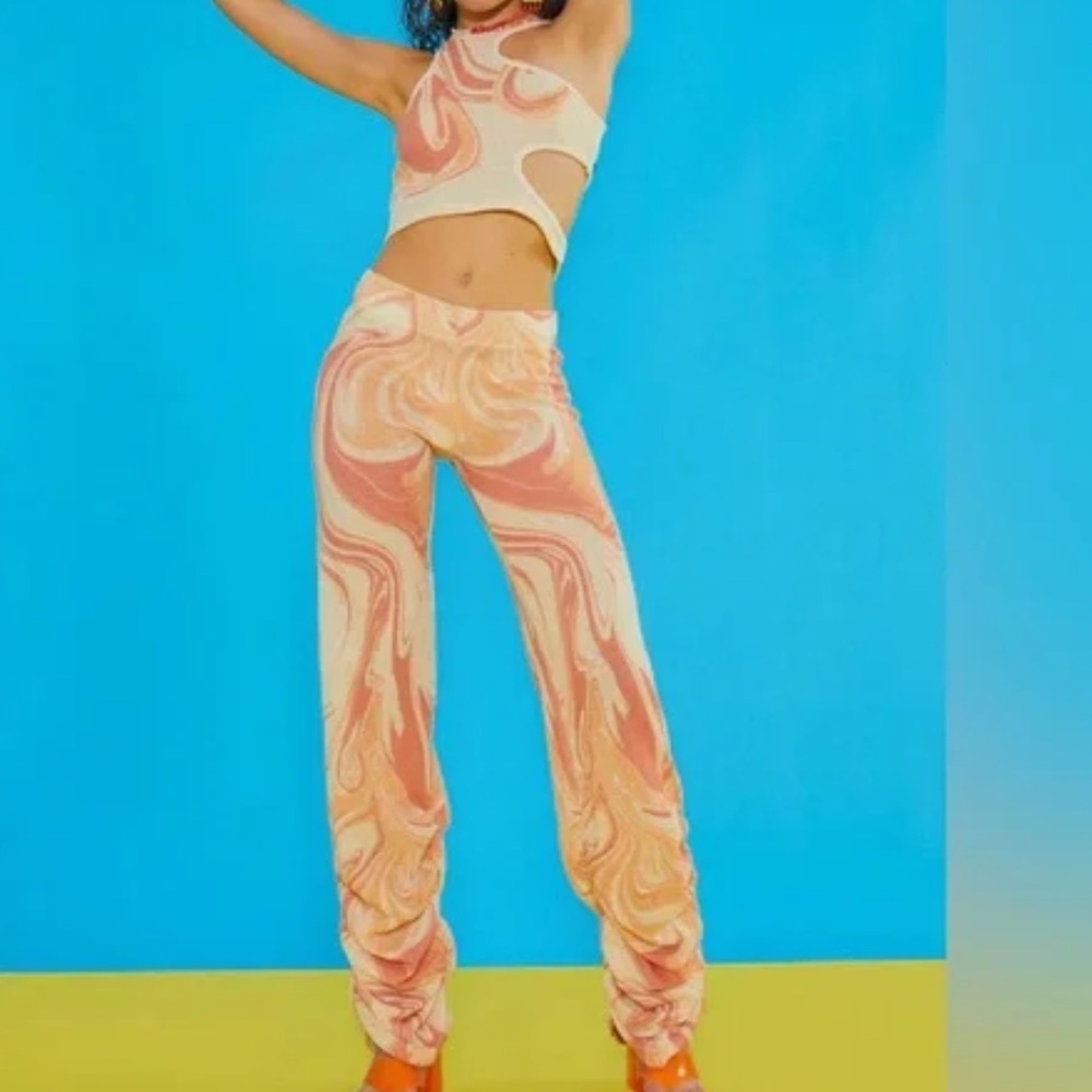 Jaded London Orange Swirl Set
